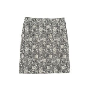 MM Lafleur Noho Crackle Abstract Black/White Lined Jacquard Pencil Skirt Size 8